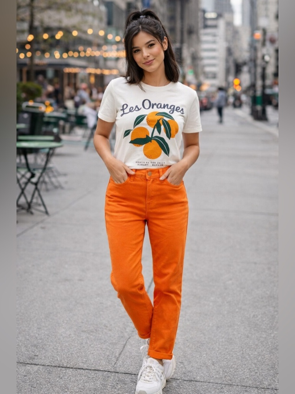 Kate Spade Perry Street Play Hooky Orange size 27
